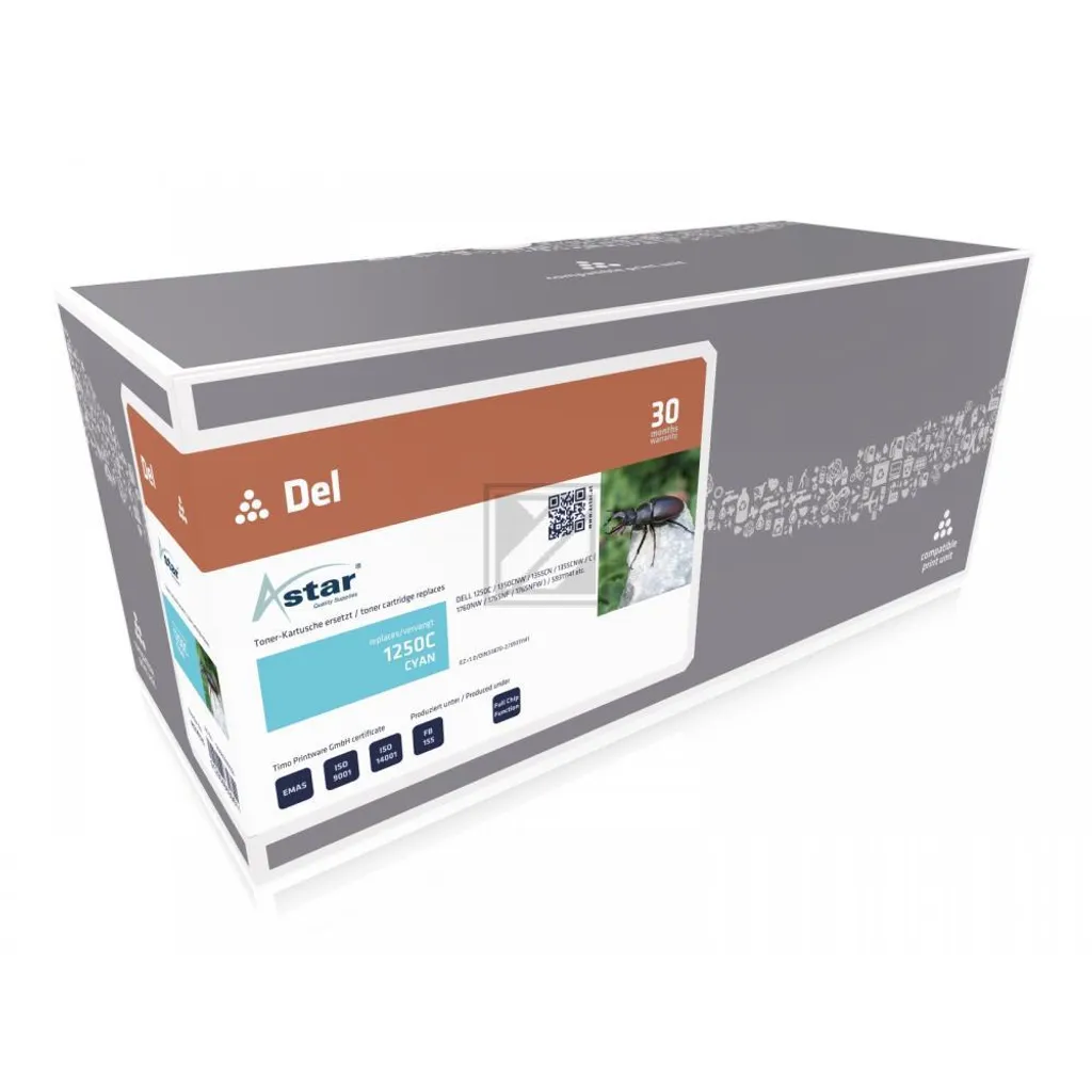 Toner Cyan Astar compatible pour impression de rapports et présentations
