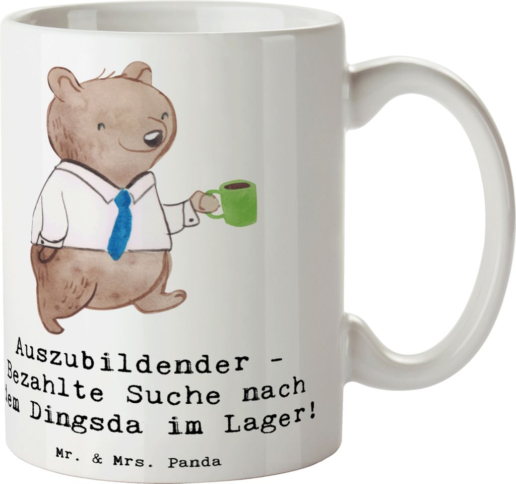 Mr. & Mrs. Panda Kaffeetasse Auszubildender Abenteuer - Produktbild 