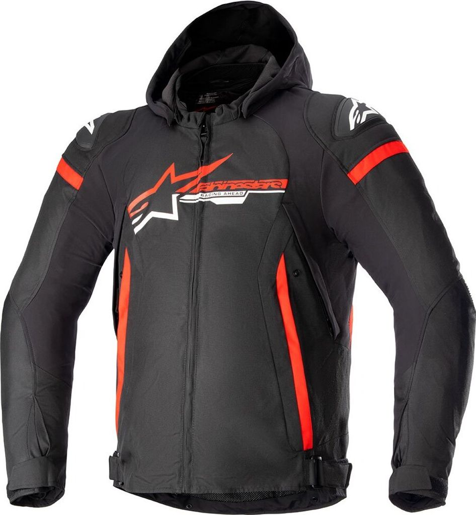 Alpinestars Jacke Zaca Wp Schwarz/Rot/Weiß