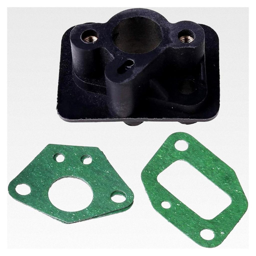 Ansaugkrümmer und 2 Stück 40-5 43CC 52CC Saugkrümmer Vergaser Basisverbinder, Zulassungsrohr, Vergaseradapter