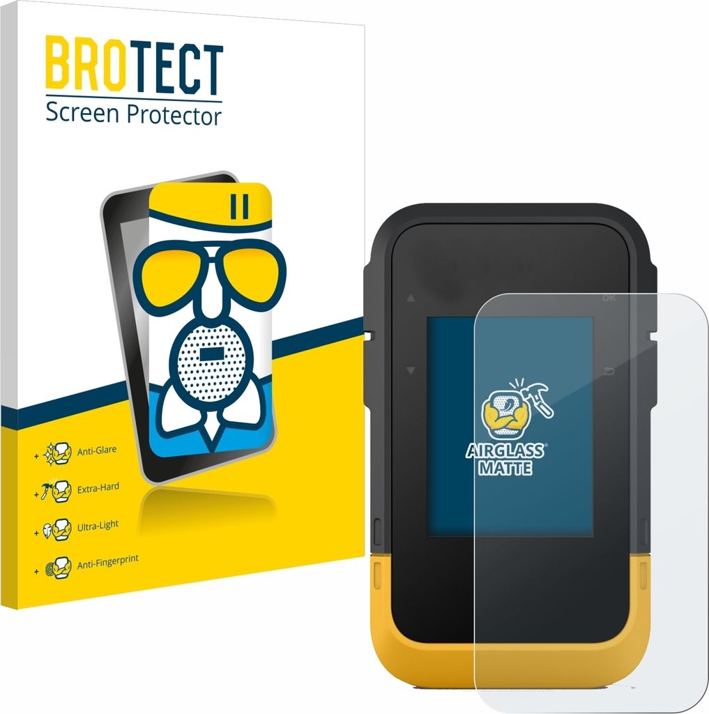 BROTECT Entspiegelungs Schutzglas für Garmin eTrex SE Schutzfolie Panzer Folie Glas Display Schutz matt