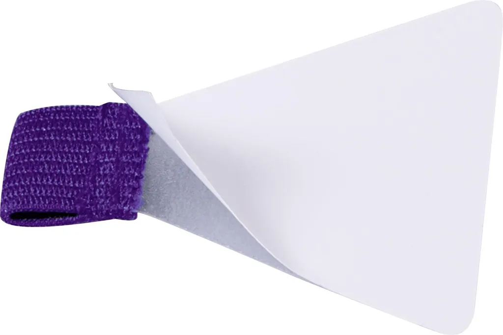 Boucle élastique pour stylo violette : Passant autocollant BRUNNEN x10
