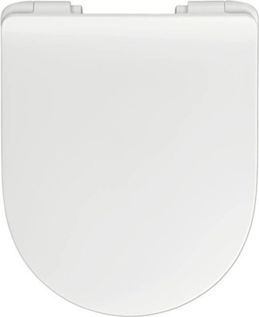REIKA WC-Sitz ISE weiß mit Absenkautomatik und Quick&Clean Slimline für Duravit ME by Starck, Laufen Pro, Villeroy & Boch O.novo, VitrA S50