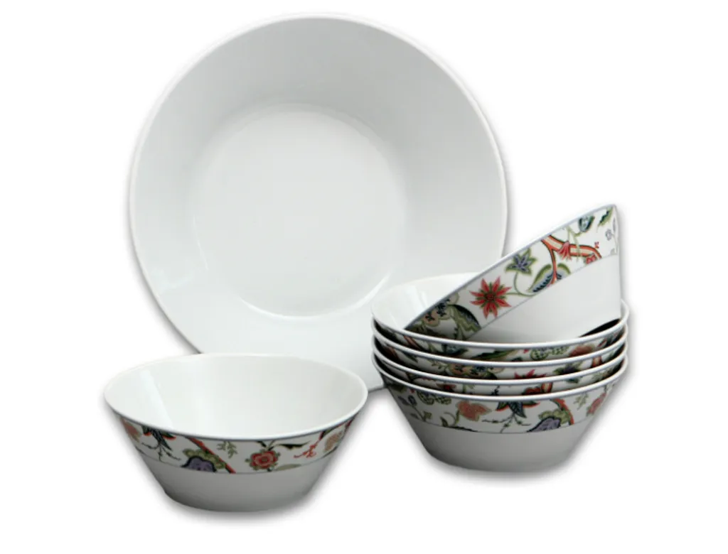 Service Compote Tom Jardin Thun 7 Pièces : Vaisselle Chic et Robuste