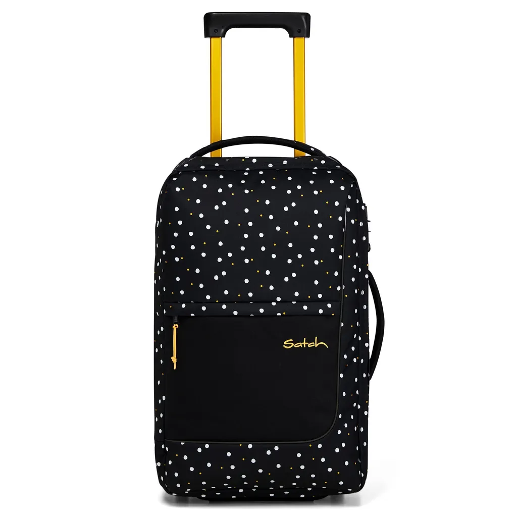 Cartable à roulettes satch Flow Lazy Daisy noir - Bagage scolaire 56cm