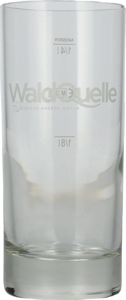 Waldquelle Glas 0,25l mit Eichung Produktbild 