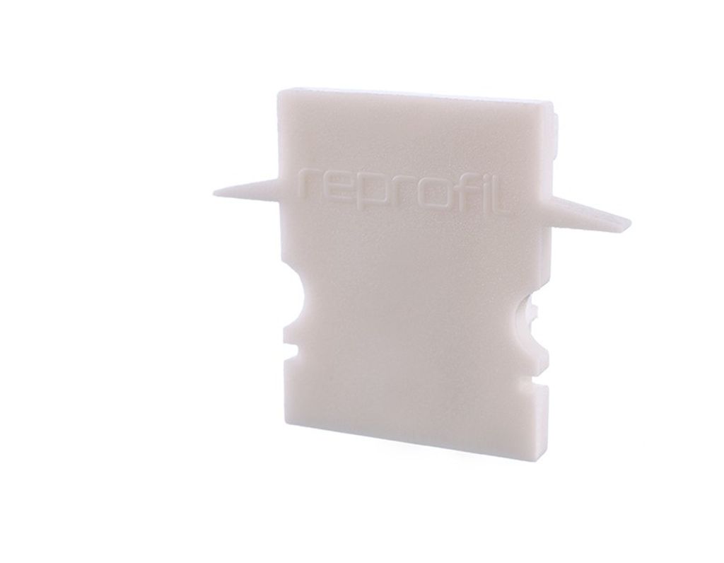 Deko-Light Profil Endkappe - Endkappe H-ET-02-10, Set 2 Stk, Kappe, Weiß, Kunststoff, Deko-Light, 1 g, 25 mm