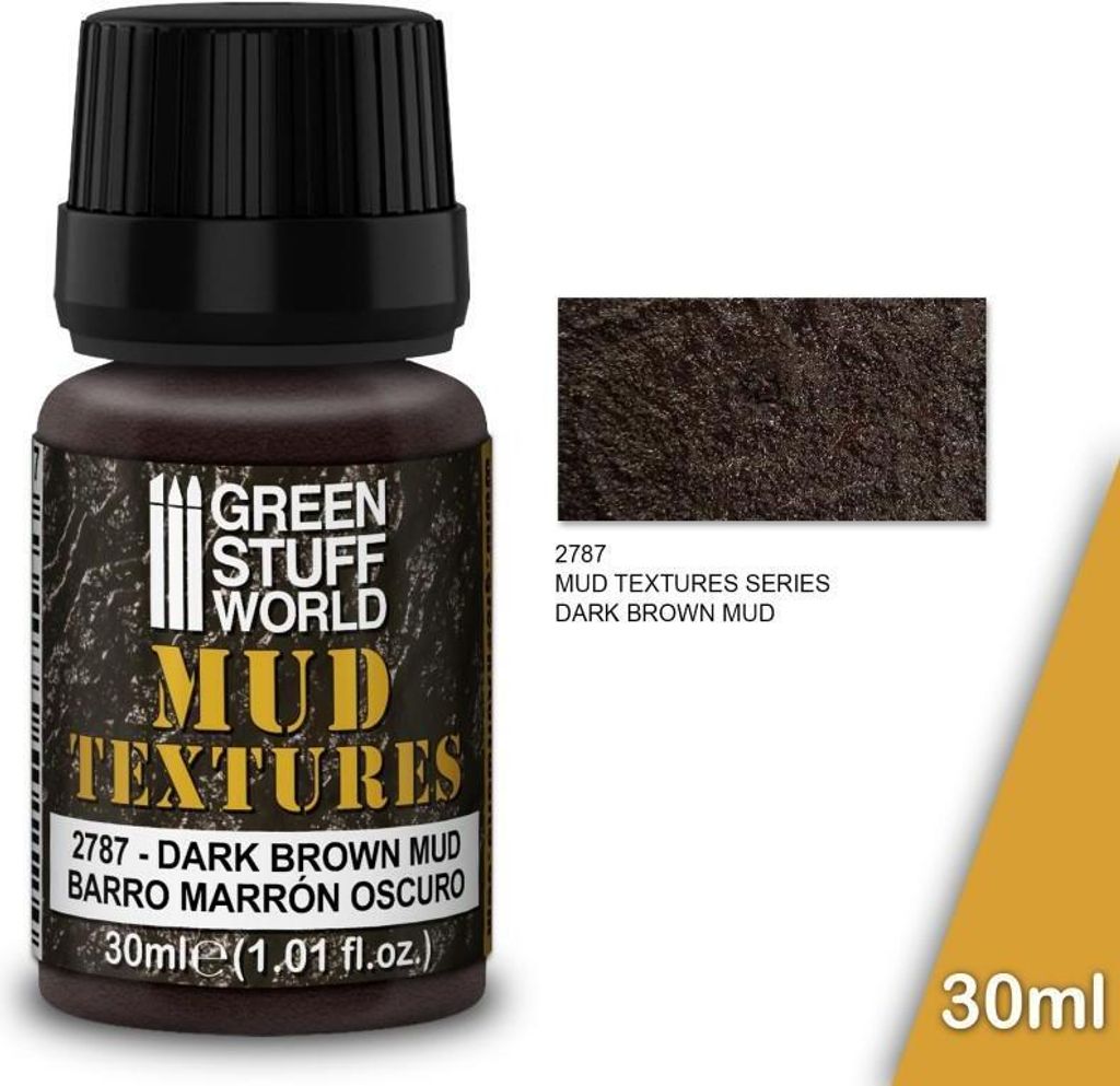Mud Textures - DARK BROWN MUD 30ml