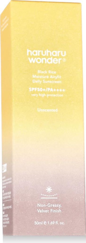 haruharu wonder Black Rice Moisture Airyfit Sunscreen 50ml Immagine del prodotto 
