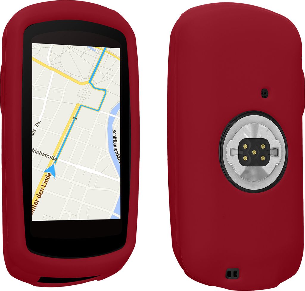 kwmobile Hülle kompatibel mit Garmin Edge 1040 / 1040 Solar - Silikon GPS Fahrrad Case Schutzhülle