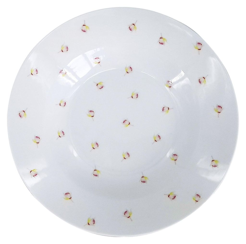 Hluboký porcelánový talíř Ronda Poetica, ø 23 cm, květinový motiv, by inspire