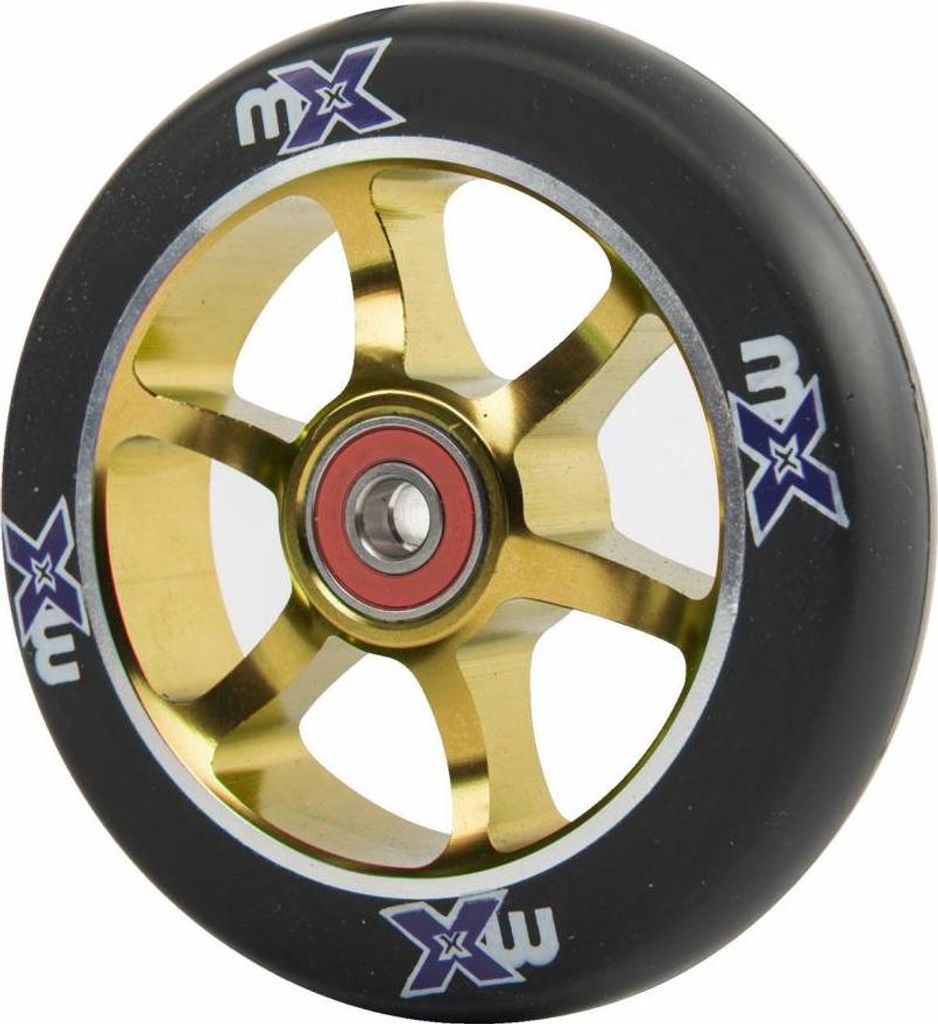 Micro Stunt Scooter Rad 110mm - Aluminium Kern - ABEC-5 Produktbild 