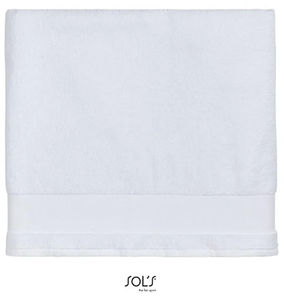 Serviette de Bain Absorbante 70x140 cm Peninsula Blanche 450g/m2