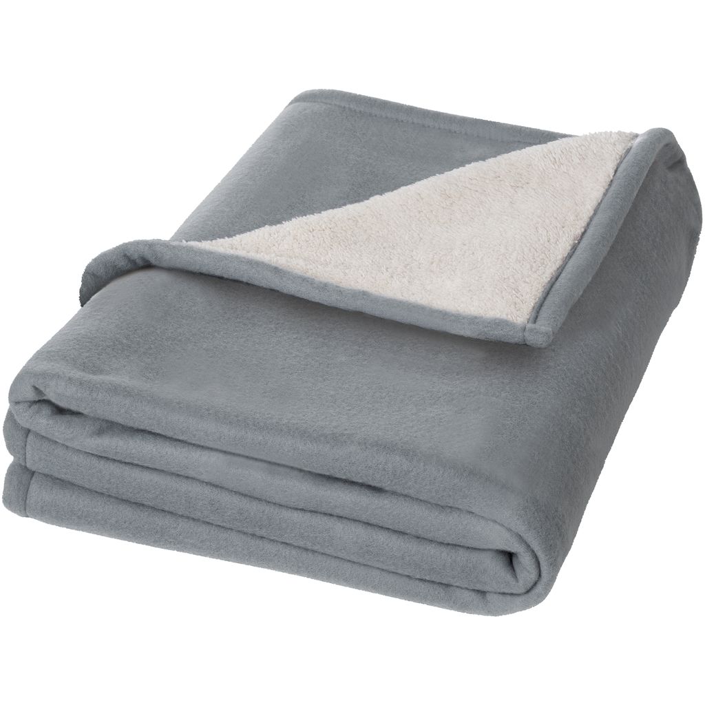 Seasons Springwood Plaid PF1039 (126 x 152 cm) (Grau/Weiß)