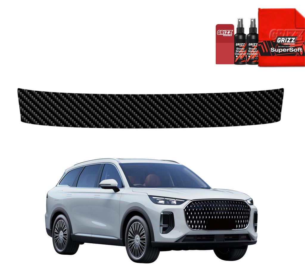 Kohlenstoff Schutzfolie Grizz Protector für Ladekante - Chery Tiggo 9 (2025-2026)