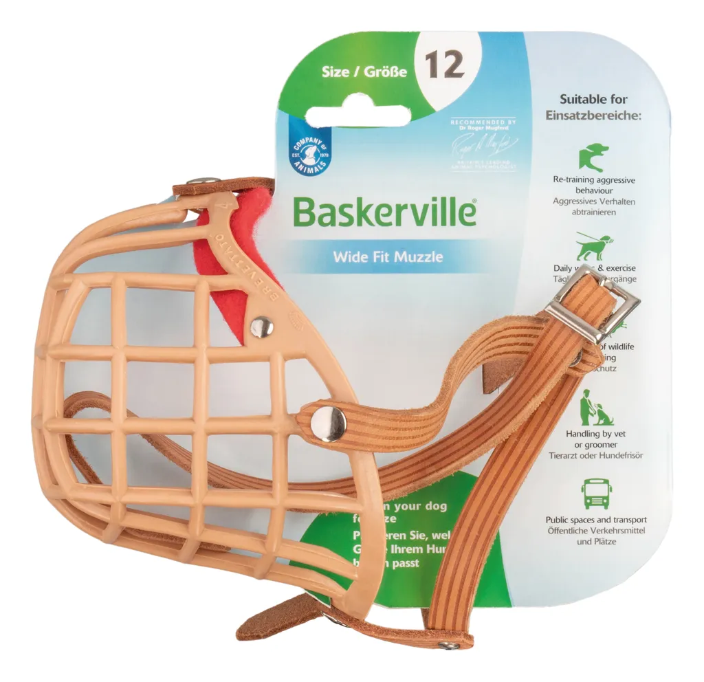 Muselière de Dressage Baskerville pour Pit Bull et Races Puissantes