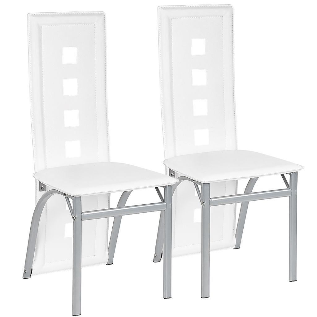 lot de 2 chaises de salle à manger Chaise de cuisine noble Image du produit 