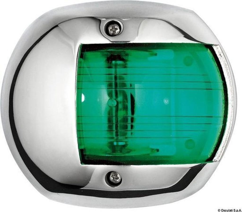 Classic 12 Luce di navigazione AISI 316/112,5° verde , 1 Immagine del prodotto 