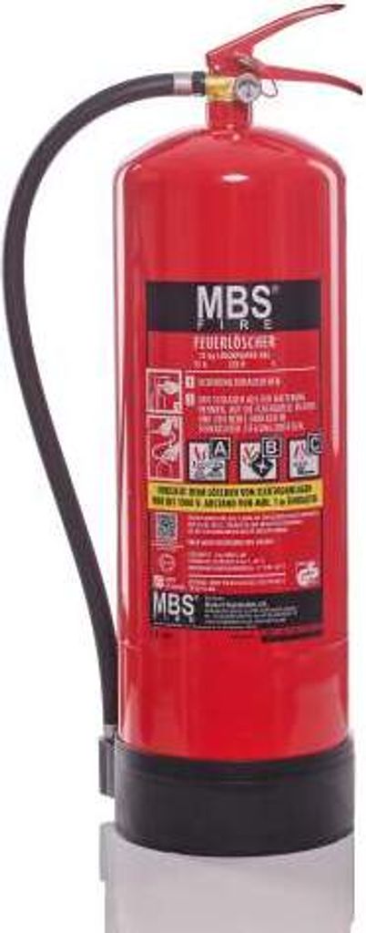 MBS FIRE12kg ABC Pulver Feuerlöscher EN 3 A/B/C 55A 233B= Produktbild 