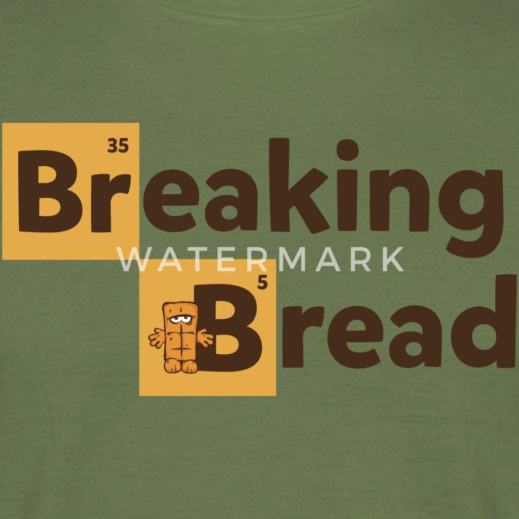 Spreadshirt Bernd Das Brot Breaking Bread Männer T-Shirt, XL, Militärgrün
