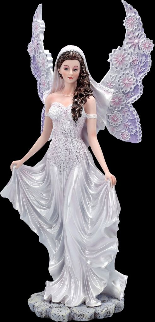 Elfenfigur - Tahina mit Schleier rosa