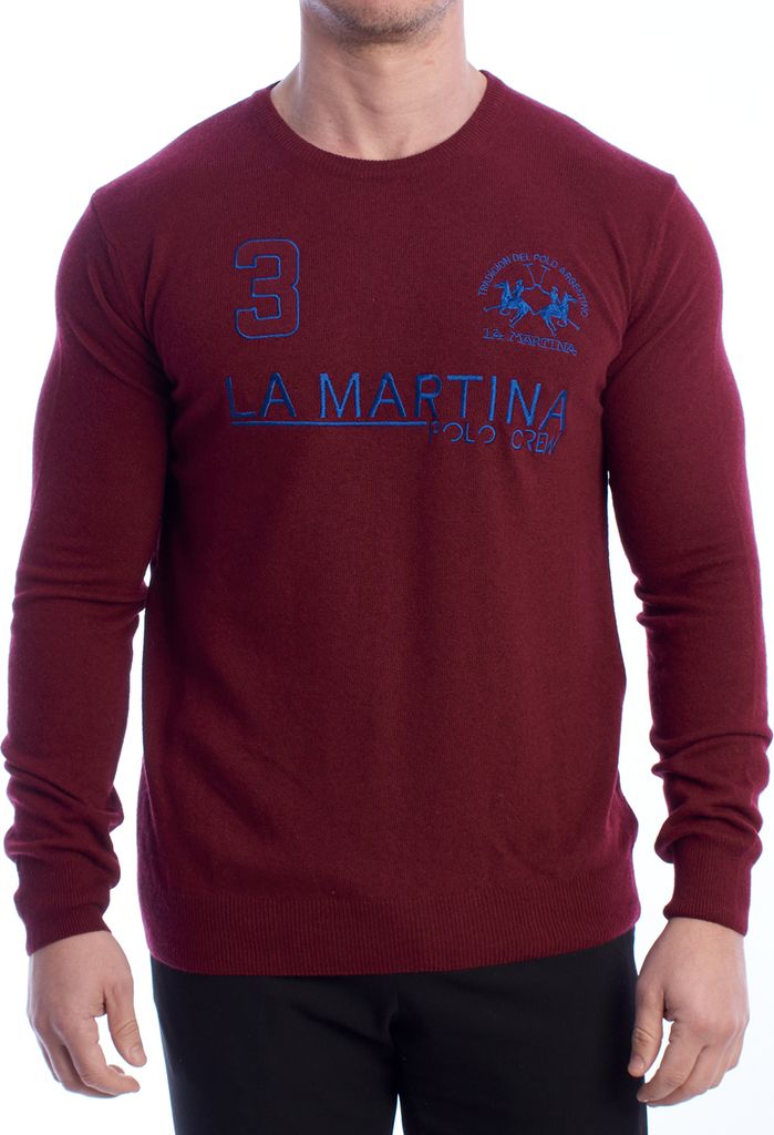 Maglia girocollo La Martina regular fit XMS300-YV021 per Immagine del prodotto 