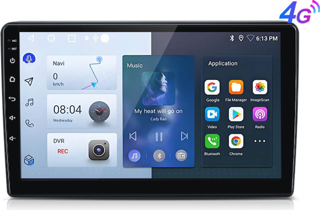 9 Zoll Android 13 Autoradio Carplay Für Opel Zafira B 2005-2014 GPS Navi WIFI 4G BT FM DAB+ SWC 4GB+64GB