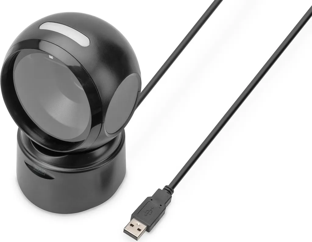 Lecteur Barcode QR Code USB 2D - DIGITUS Scanner Haute Performance
