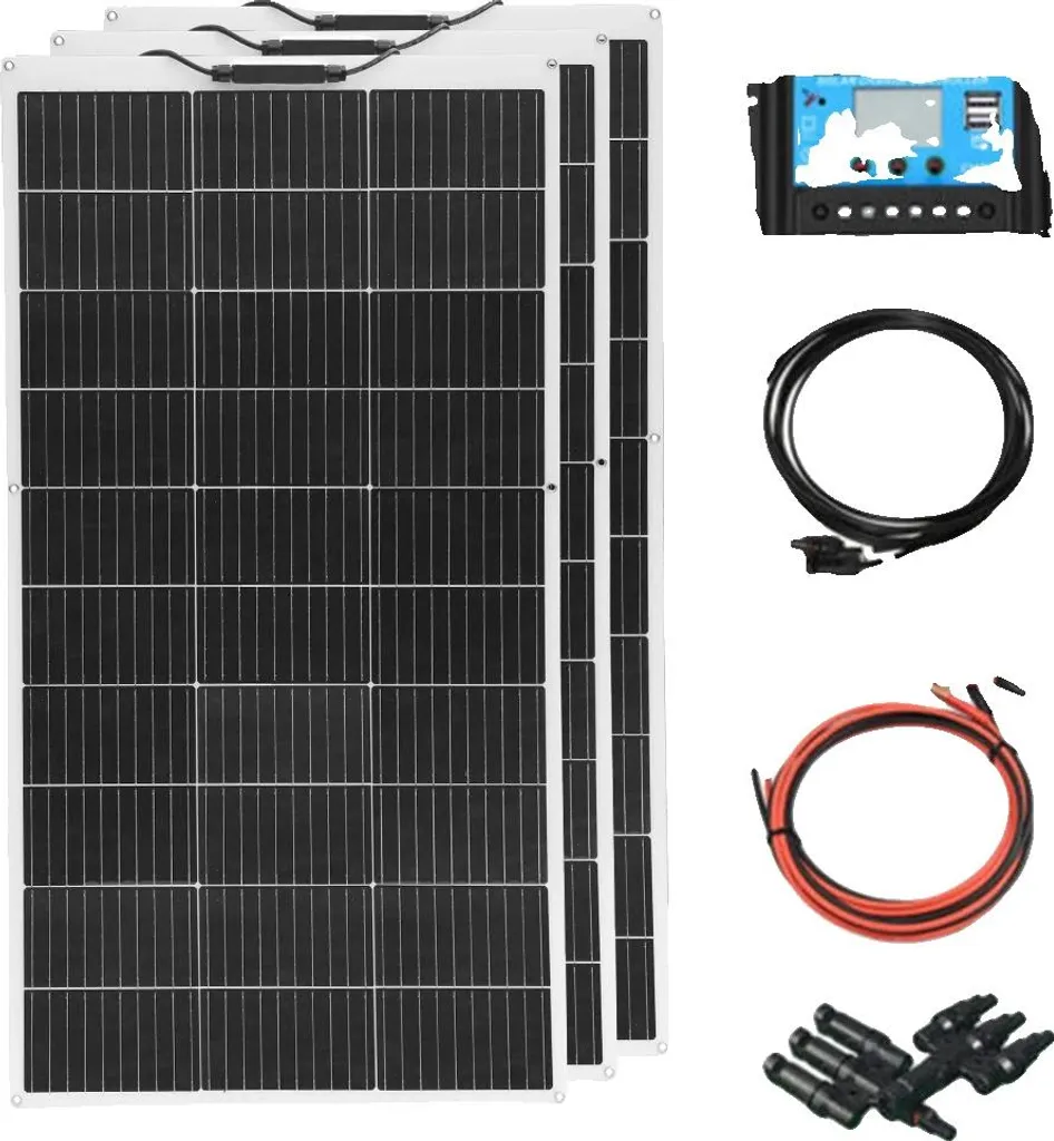 Kit Panneau Solaire 12V 300W Flexible : Énergie Solaire Haute Performance