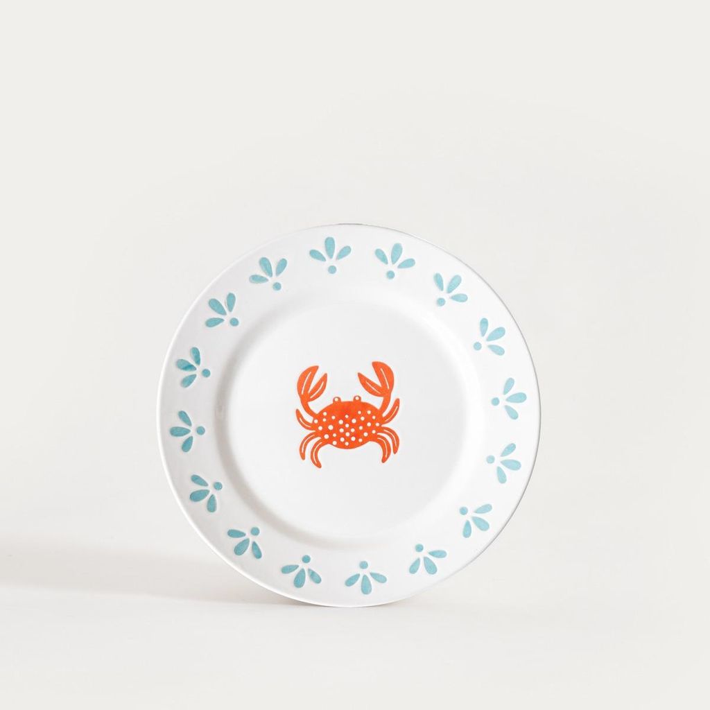 HOMLA KAOMA Dessertteller mit Krabbe 21 cm Produktbild 