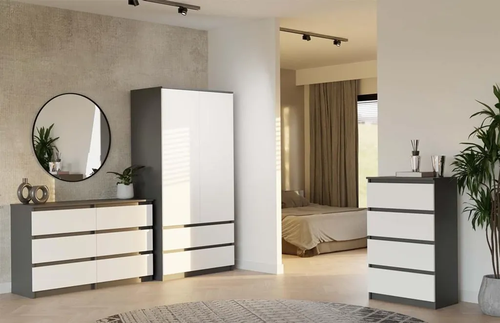Optimisez votre espace avec la commode large TAAVI gain de place 6 tiroirs - 9