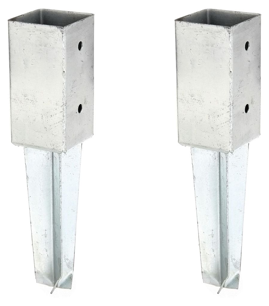 Alberts 4 x Bodenhülse für Vierkantholzpfosten, 91x91 mm, Obrázek produktu 