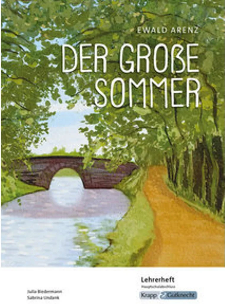 Guide Enseignant Der große Sommer Hauptschule avec Solutions et Analyses