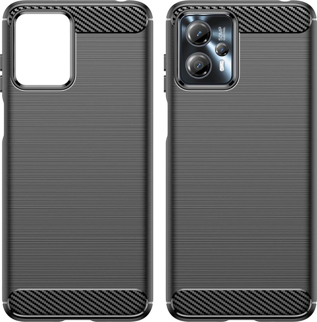 Karbónové puzdro Puzdro pre Motorola Moto G13 Black Obrázok produktu 