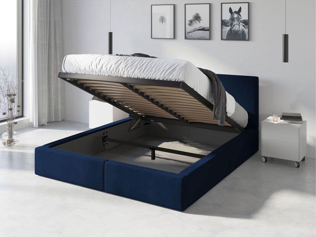 Interbeds Polsterbett 120x200 Bett Doppelbett mit Stauraum Produktbild 