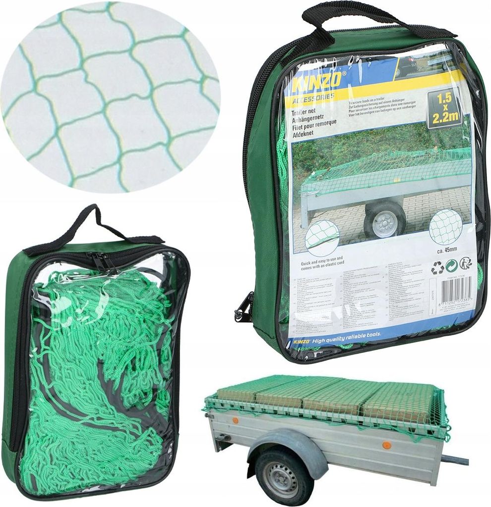 Siatka transportowa zabezpieczająca na przyczepkę bagażnik Zdjęcie produktu 