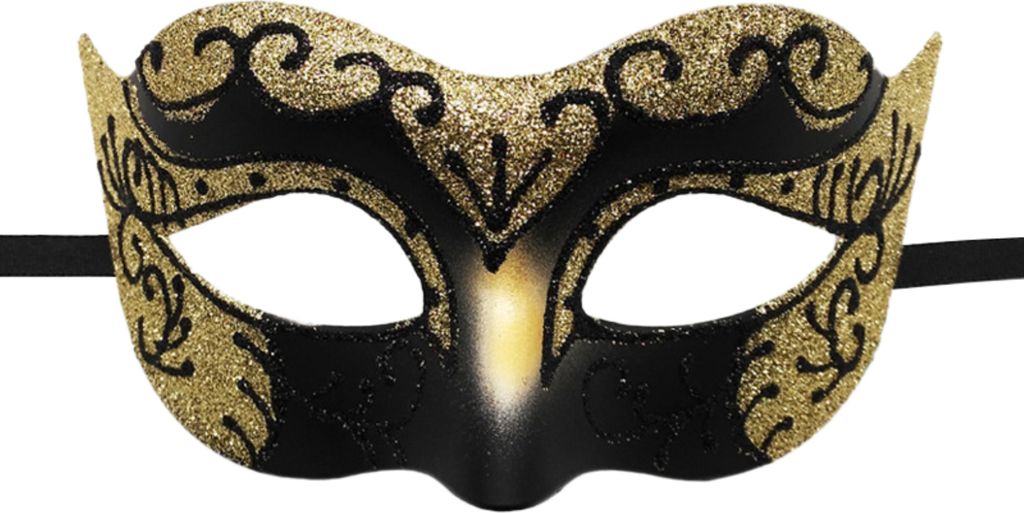 Halloween-Gesichtsbedeckung, lebendige Farben, atmungsaktiver Kunststoff, Graffiti-Muster, Karneval, Halloween, Maske, Partygeschenk-Golden