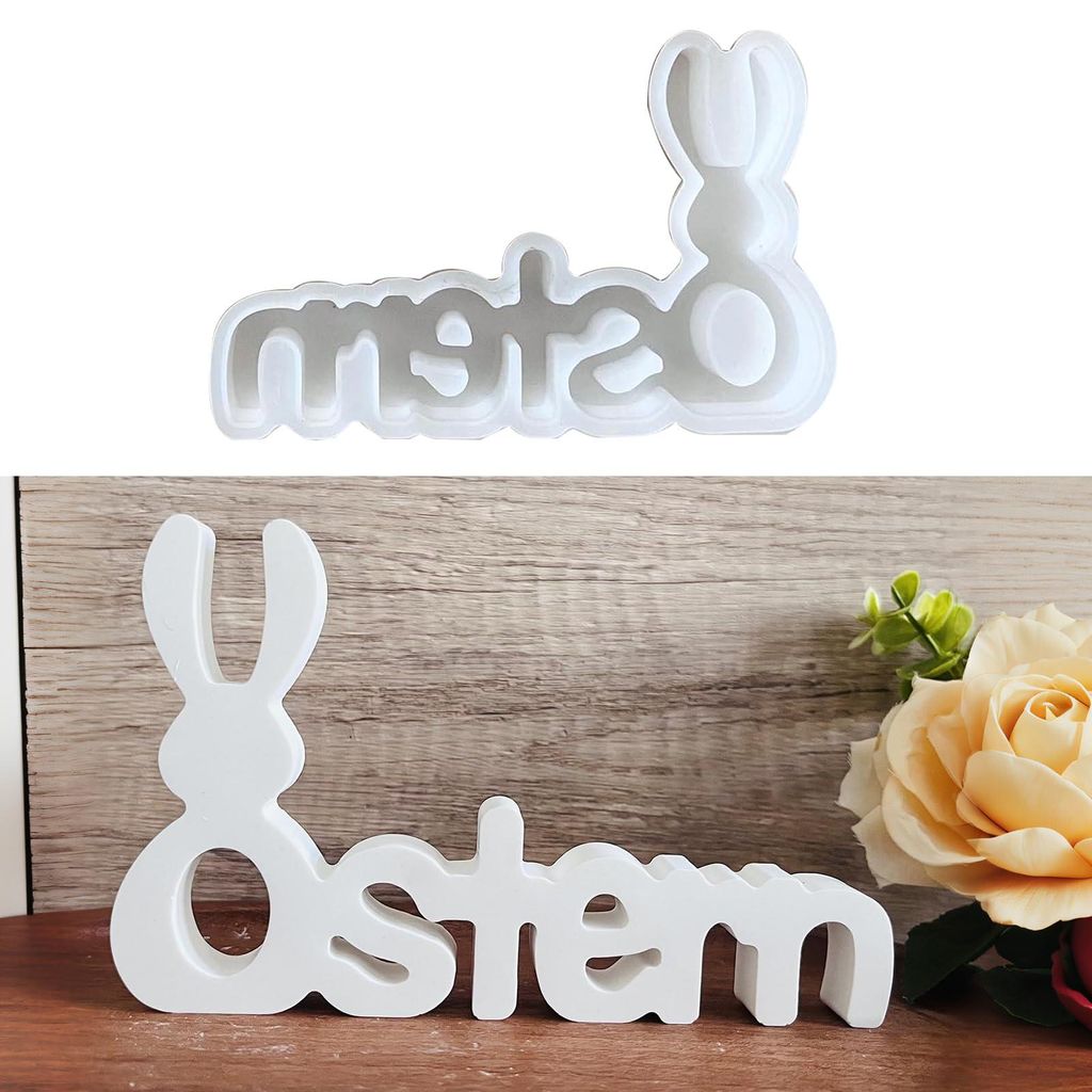Silikonformen für Osterhasen, Gussform für Frühlingsbastelarbeiten