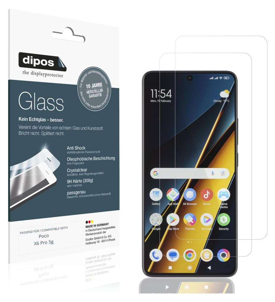 2x dipos GlassCC Poco X6 Pro 5g Zdjęcie produktu 