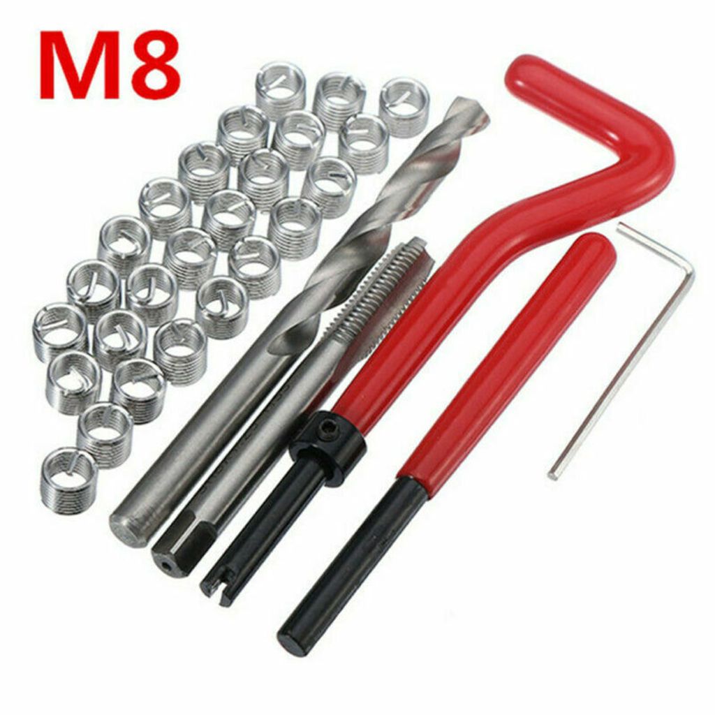 M8 Reparatur Gewinde Bohrer Set Nachschneiden Bohrer Werkzeug