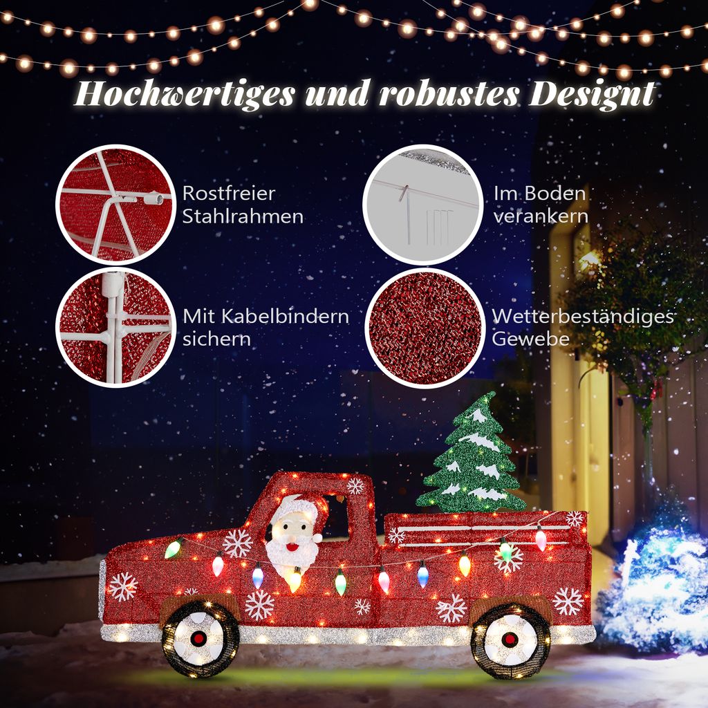 FCH LED Weihnachtsmann Weihnachten，Weihnachtsdeko  Produktbild 9