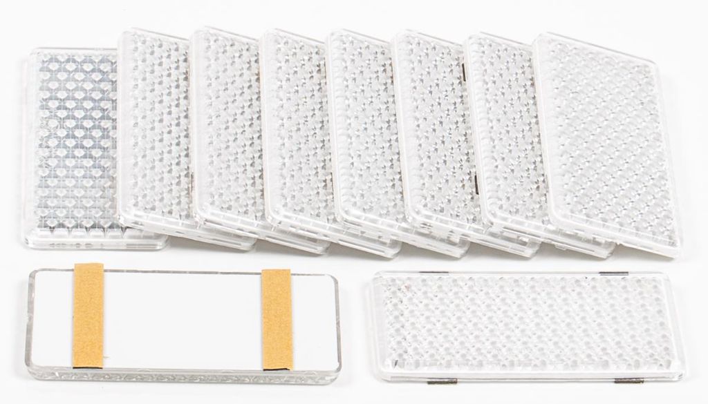Reflektoren-Set 10 Stück ALL Ride sebstklebend, eckig, 9,5 x 4,5 cm, Farbe weiß