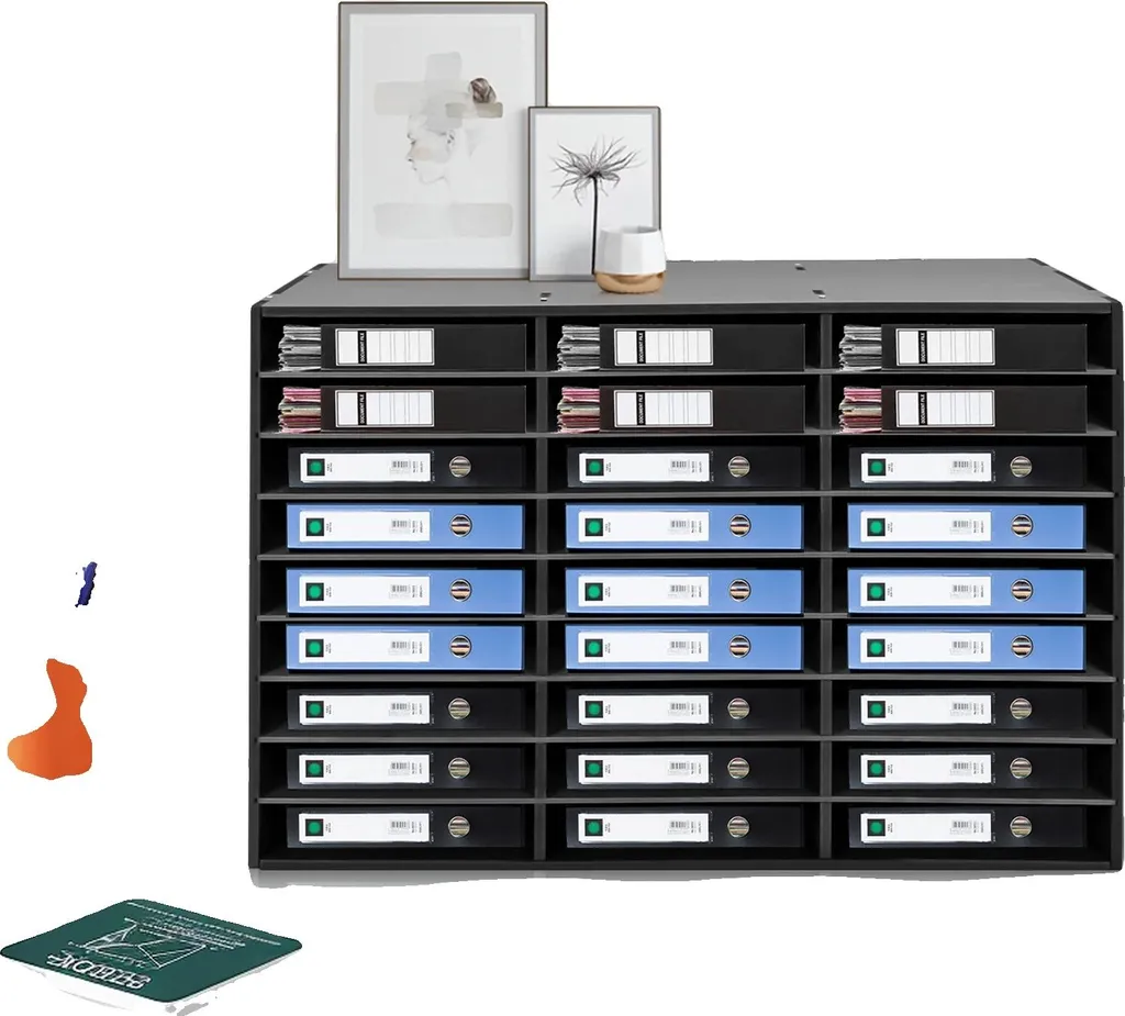 Organiseur de livres grande capacité 50kg style moderne 27 rangements