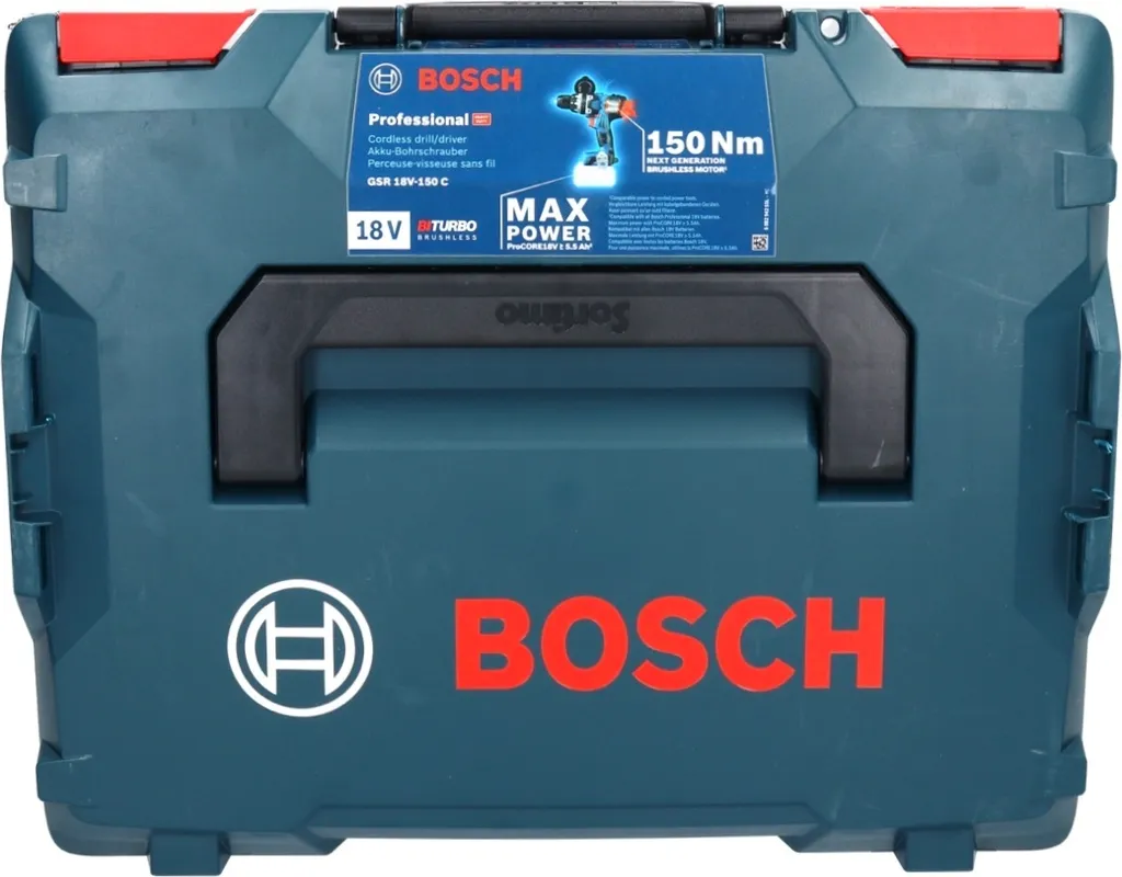 Bosch GSR 18V-150 C Perceuse-visseuse Biturbo Brushless avec L-Boxx - 4