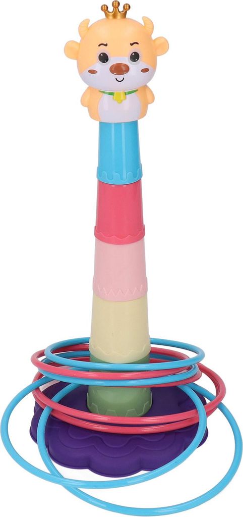 Ringwurf-Spielset, Puzzle-Spielzeug mit reduziertem Druck für Kinder ab 3 Jahren, 3613