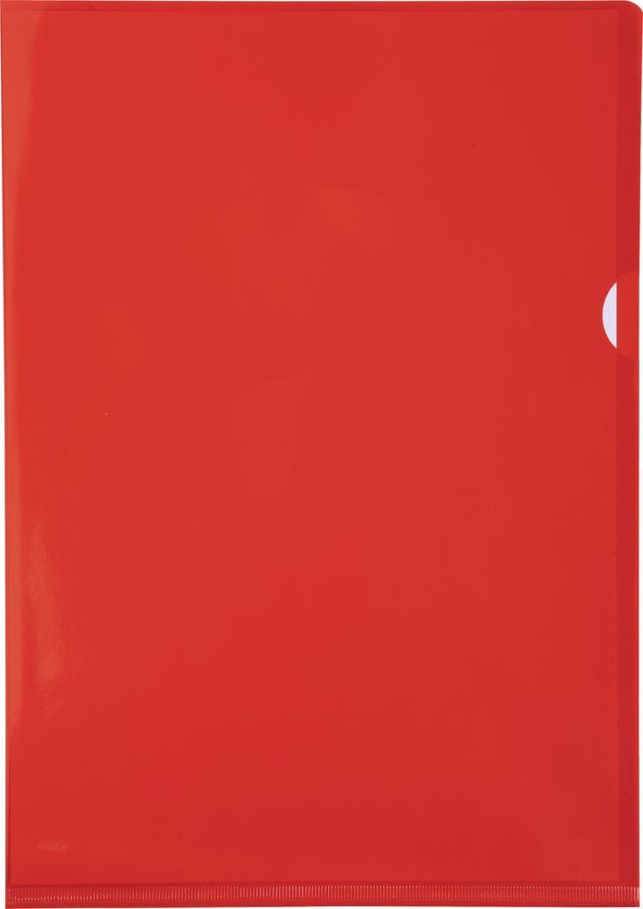 Exacompta Pack 100 Aktensichthüllen glattem, festem PVC 130μ, A4, Rot, 661275E
