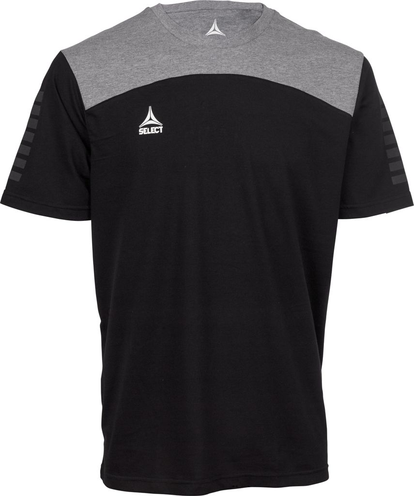 SELECT T-Shirt Oxford v22, Gr.XXXL, schwarz grau