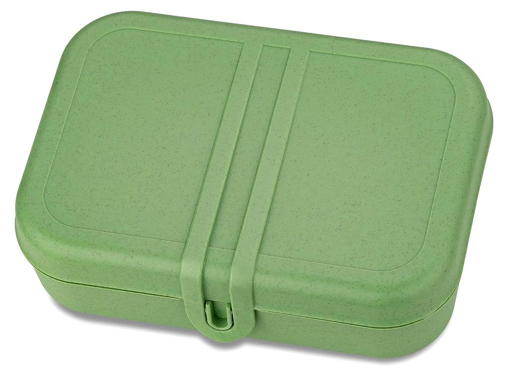 PASCAL L Lunchbox mit Trennsteg in nature leaf green