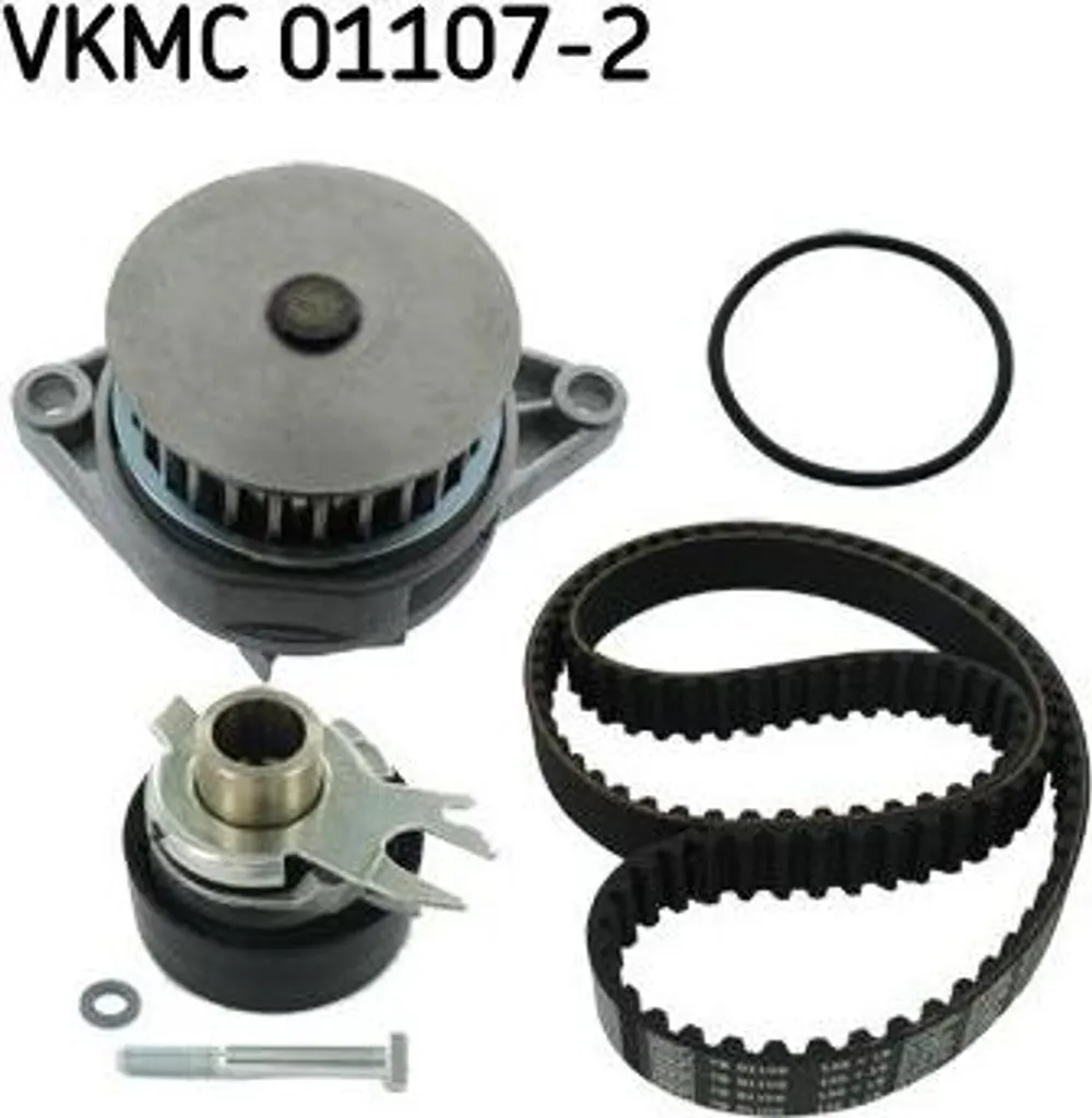 Pompe à eau + Kit Courroies Dentées SKF VKMC 01107-2 Qualité OE VAG