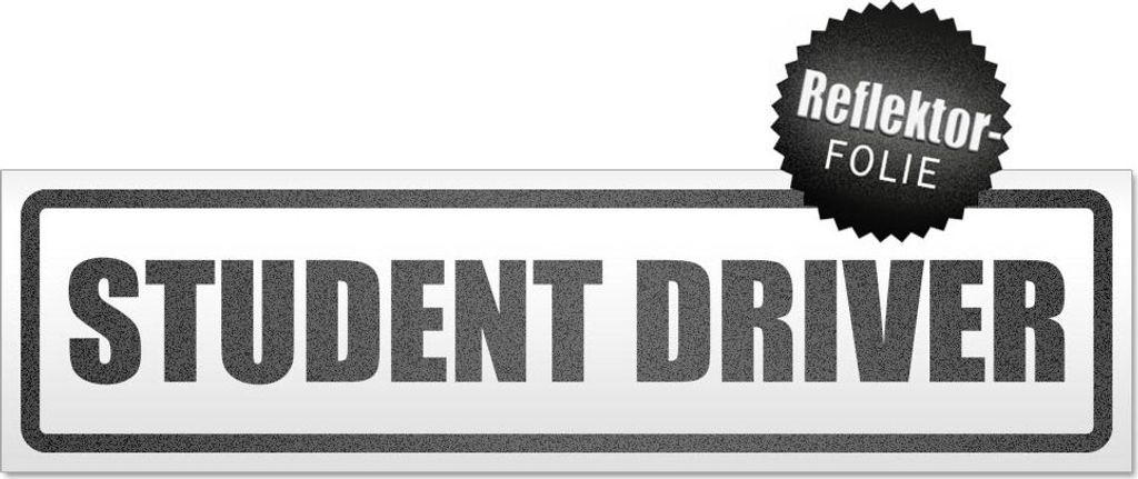 Student Driver Magnetschild Schild magnetisch